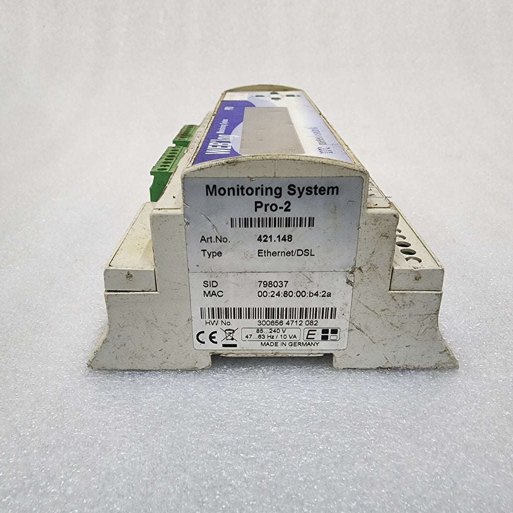 MATEO CONTROL WEBLOG PRO-2 MONITORING SYSTEM 421.148 ETHERNET/DSL 110-230V
