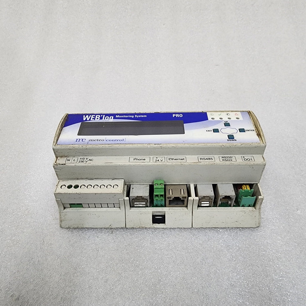 MATEO CONTROL WEBLOG PRO-2 MONITORING SYSTEM 421.148 ETHERNET/DSL 110-230V
