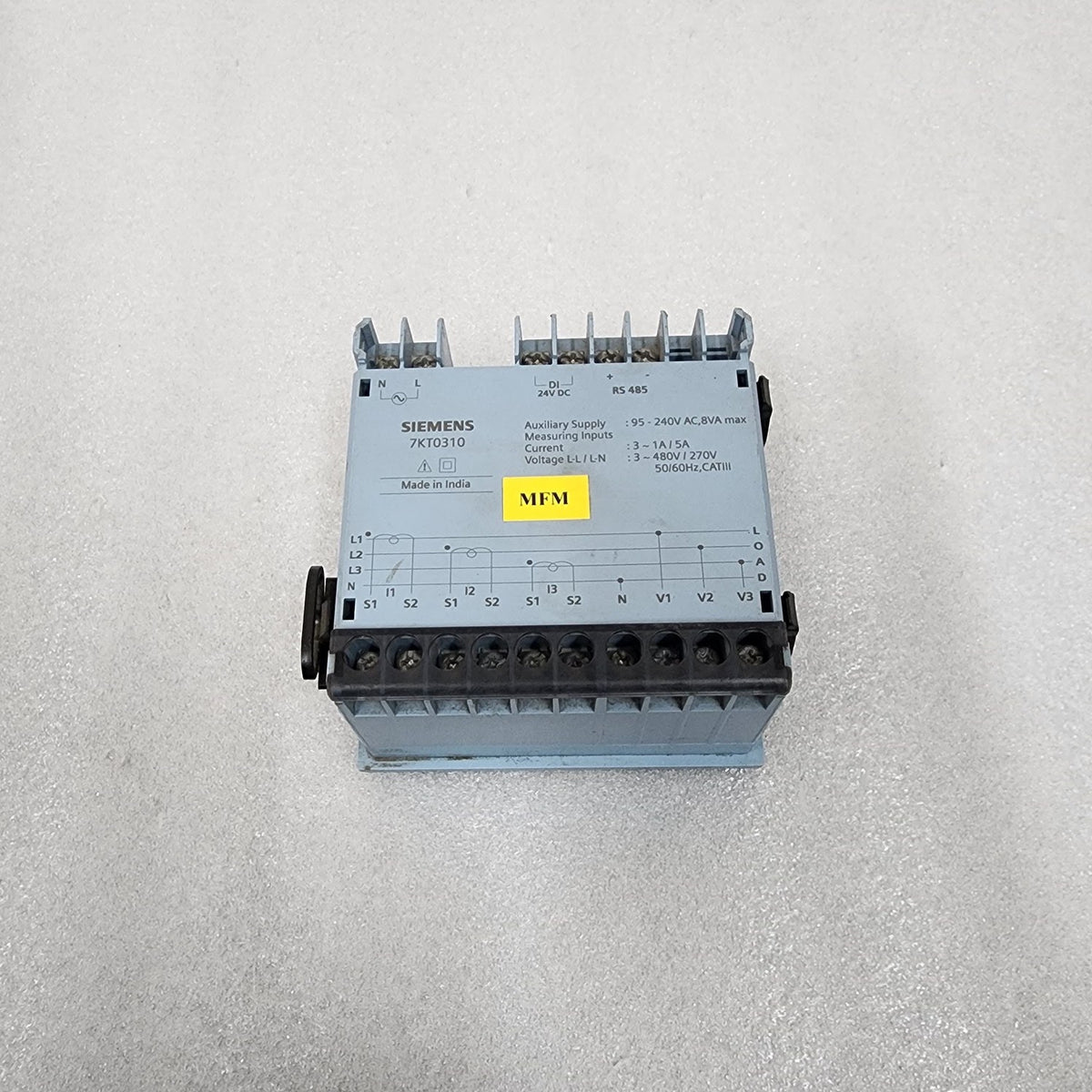 SIEMENS SMART 7KT POWER MONITORING DEVICE 7KT0310 95-240VAC