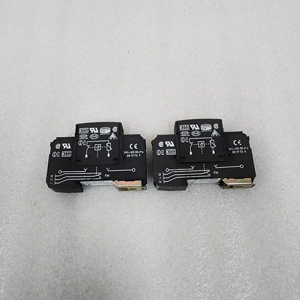 PHOENIX CONTACT VAL-MS 230 ST VALVE TRAB 2798844 275VAC LOT OF 2 UNIT