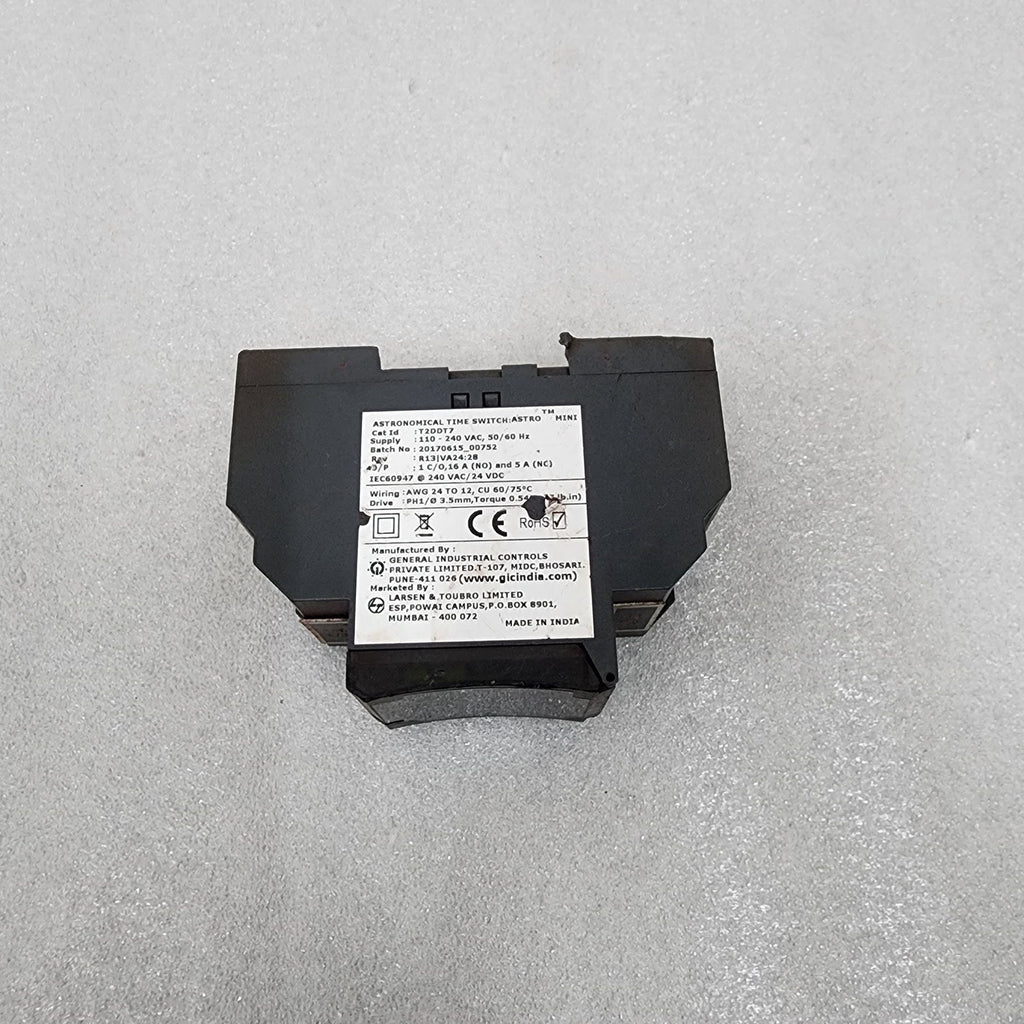 GENERAL INDUSTRIAL CONTRTOLS T2DDT7 ASTRONOMICAL TIME SWITCH 110-240VAC