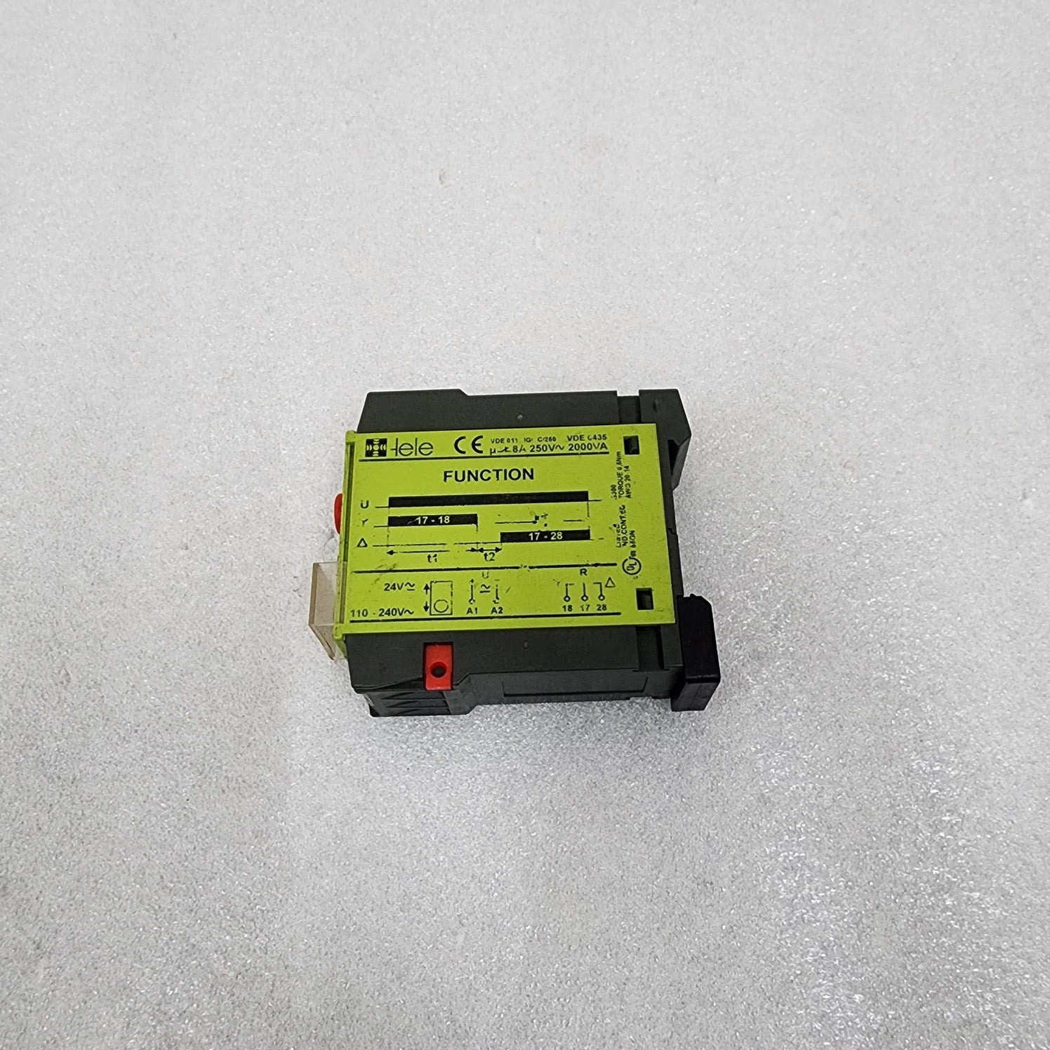 TELE D6DS TIMER RELAY 110-240VAC