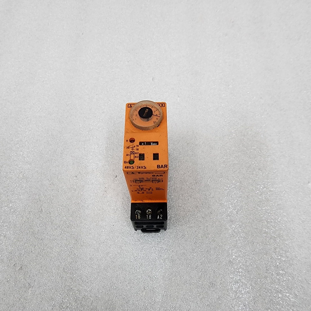 SYRELEC BAR TIME RELAY 48/24V