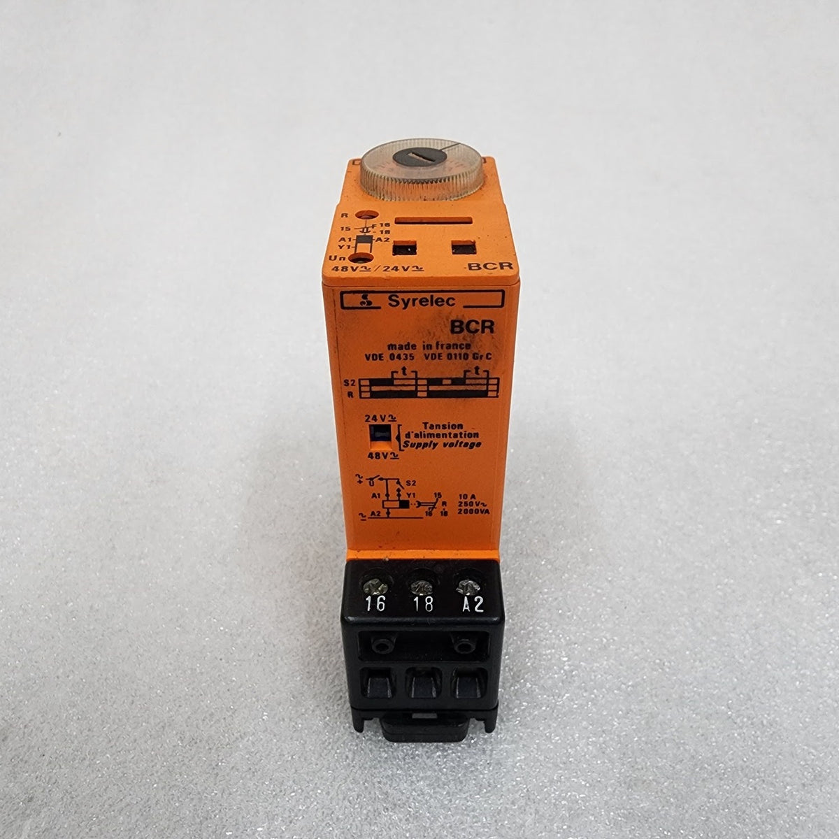 SYRELEC BCR TIMER RELAY 48/24V