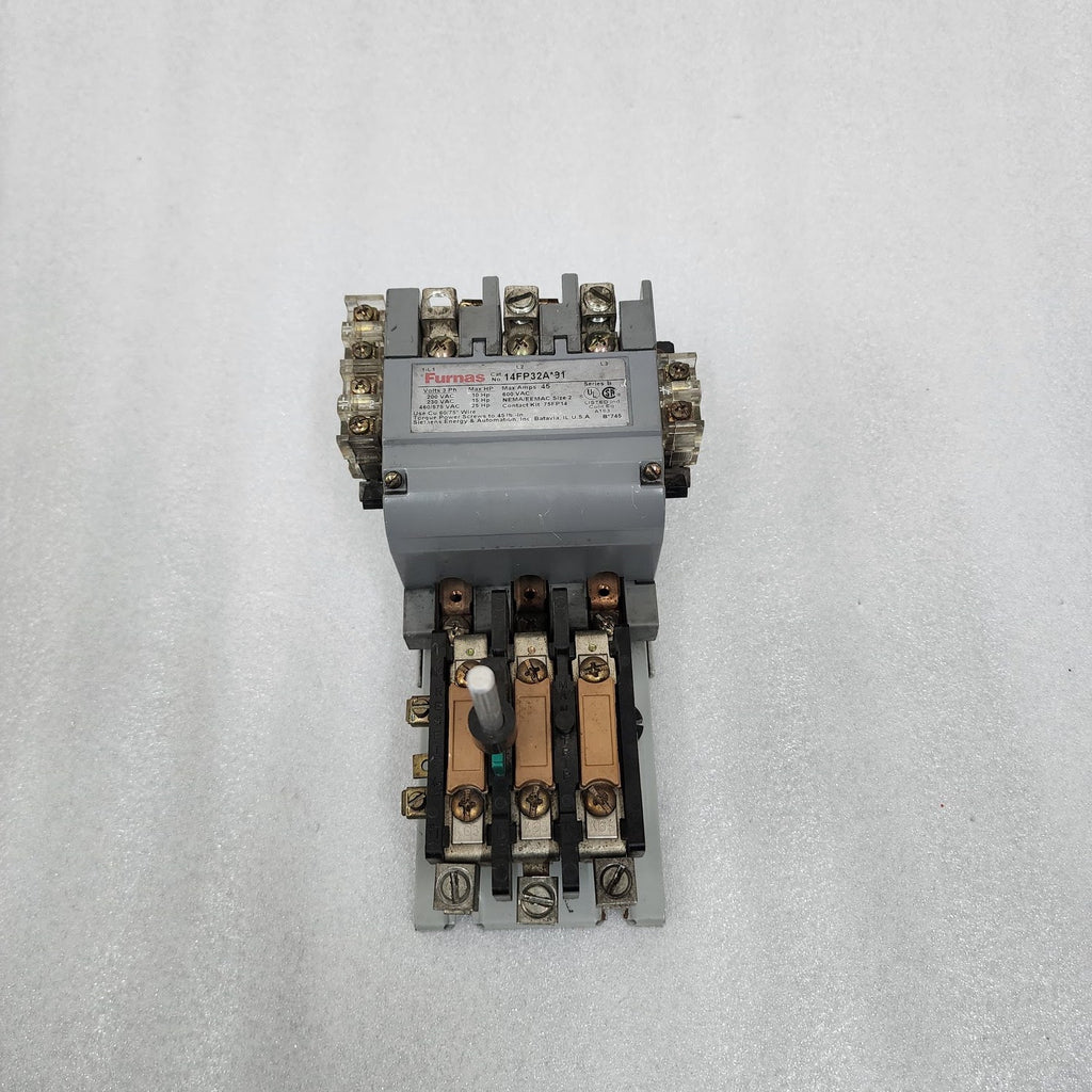 FURNAS 14FP32A-91 STARTER 45A OVERLOAD RELAY 48GC39AA3 190-220V/220-240V