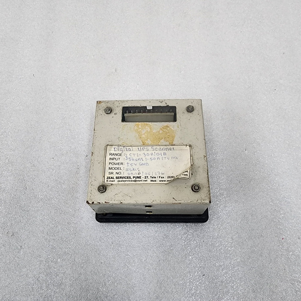 ZEAL 1SU5 DIGITAL UPS SCANNER 15V