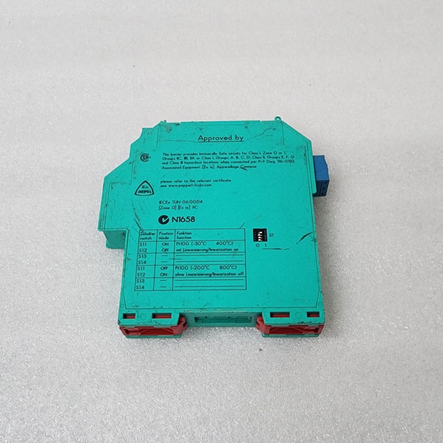 PEPPERL + FUCHS KFD0-TR-EX1 RTD CONVERTER 43691