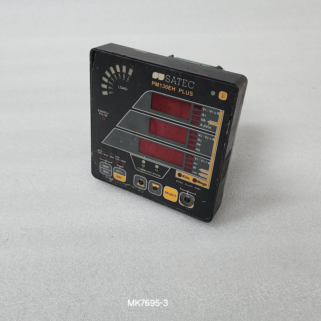 SATEC PM130EH PLUS POWER MONITOR KWH METER