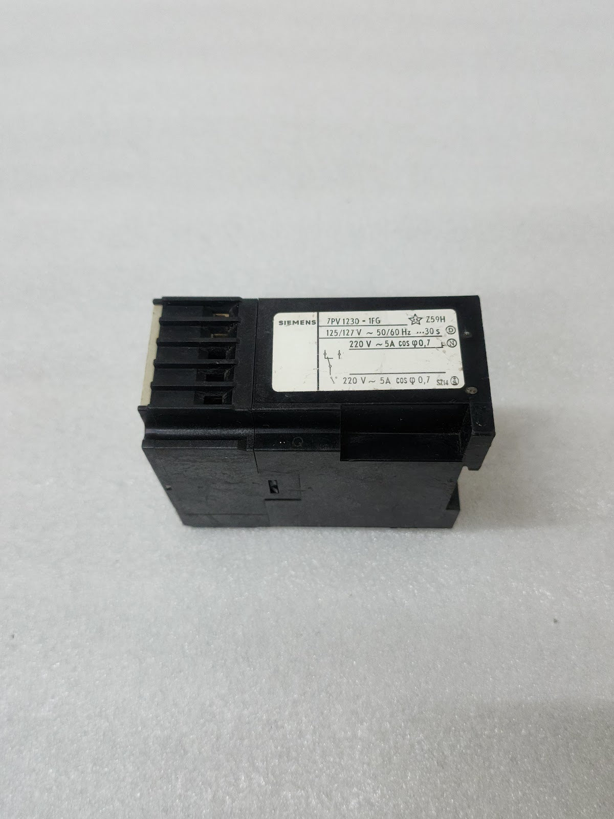 SIEMENS 7PV1230-1FG TIMER RELAY 125/127V