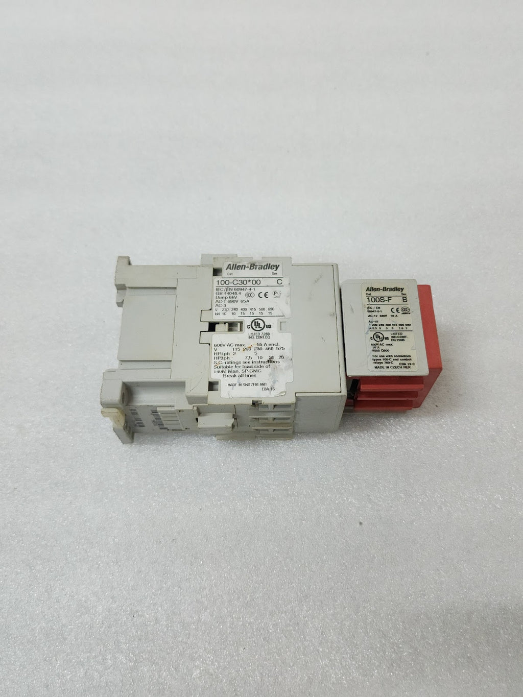 ALLEN BRADLEY CAT 100-C30-00 SER C GUARD MASTER 100S-F 110V