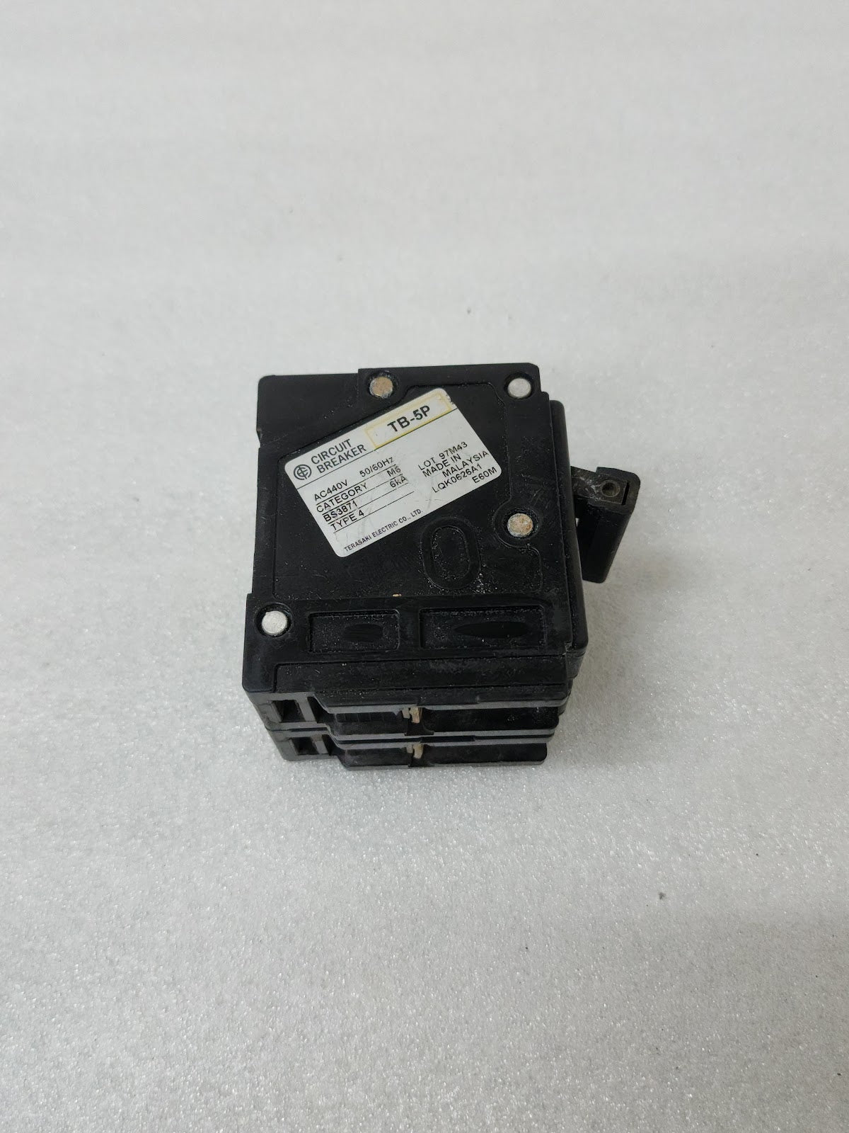 TERASAKI TB-5P 2-POLE CIRCUIT BREAKER 20A
