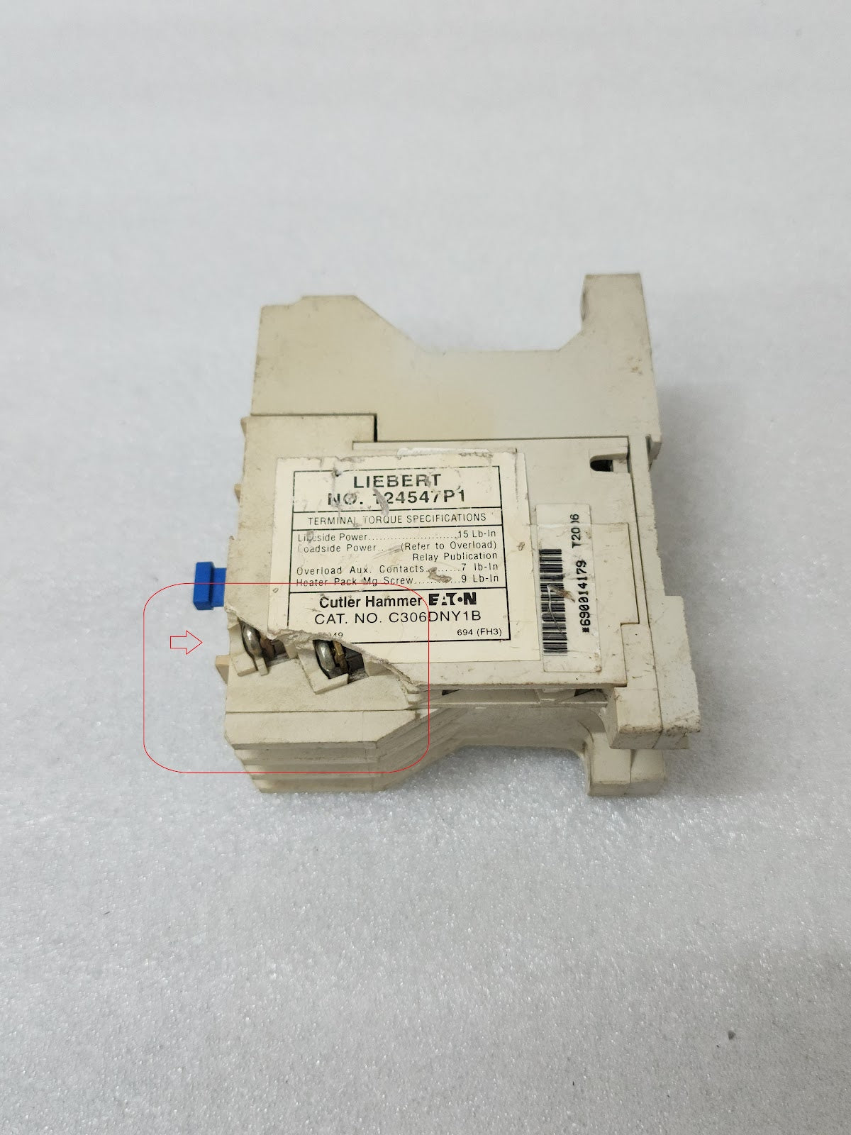 CUTLER HAMMER EATON C306DNY1B THERMAL OVERLOAD RELAY 32A FREEDOM SERIES B1 MOTOR