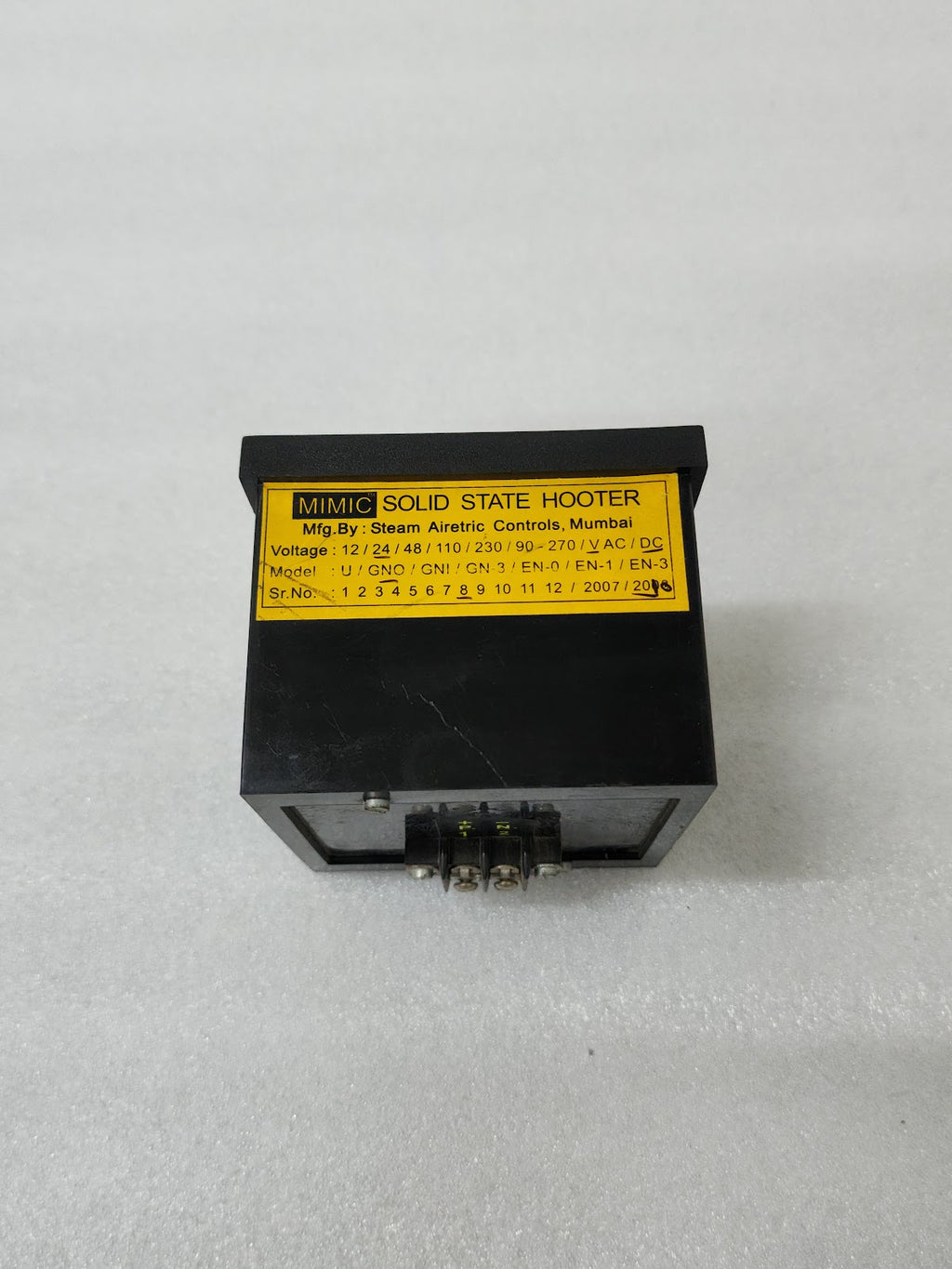 MIMIC GNO SOLID STATE HOOTER 24VDC
