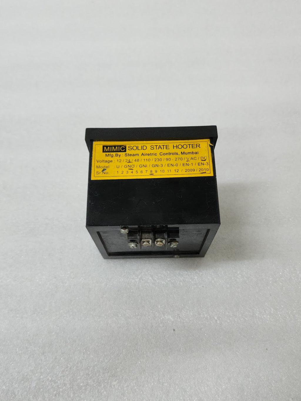MIMIC GNO SOLID STATE HOOTER 24VDC