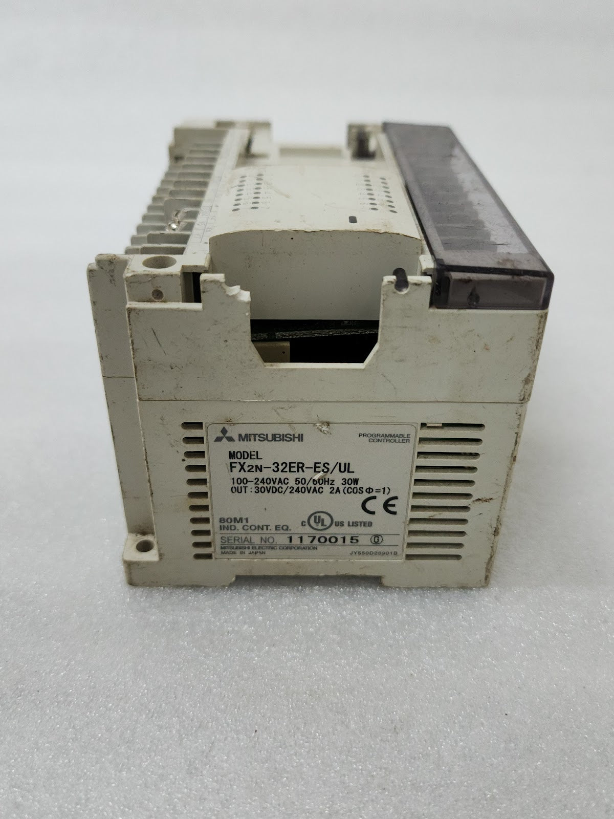 MITSUBISHI FX2N-32ER-ES/UL PLC I/O UNIT 100-240V