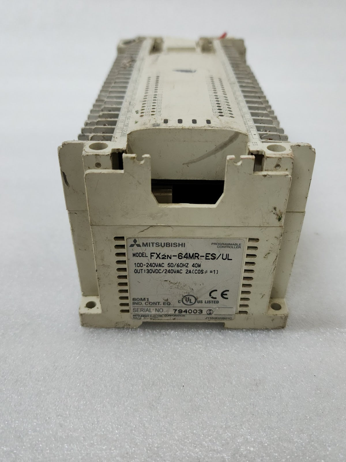 MITSUBISHI FX2N-64MR-ES/UL PLC I/O UNIT 100-240V