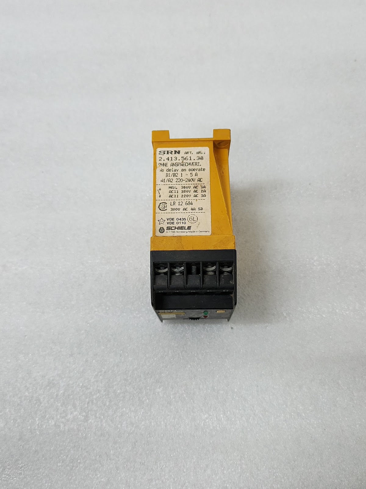 SCHIELE SRN ON DELAY ON OPERATE TIMER 2.413.561.38 220-240V