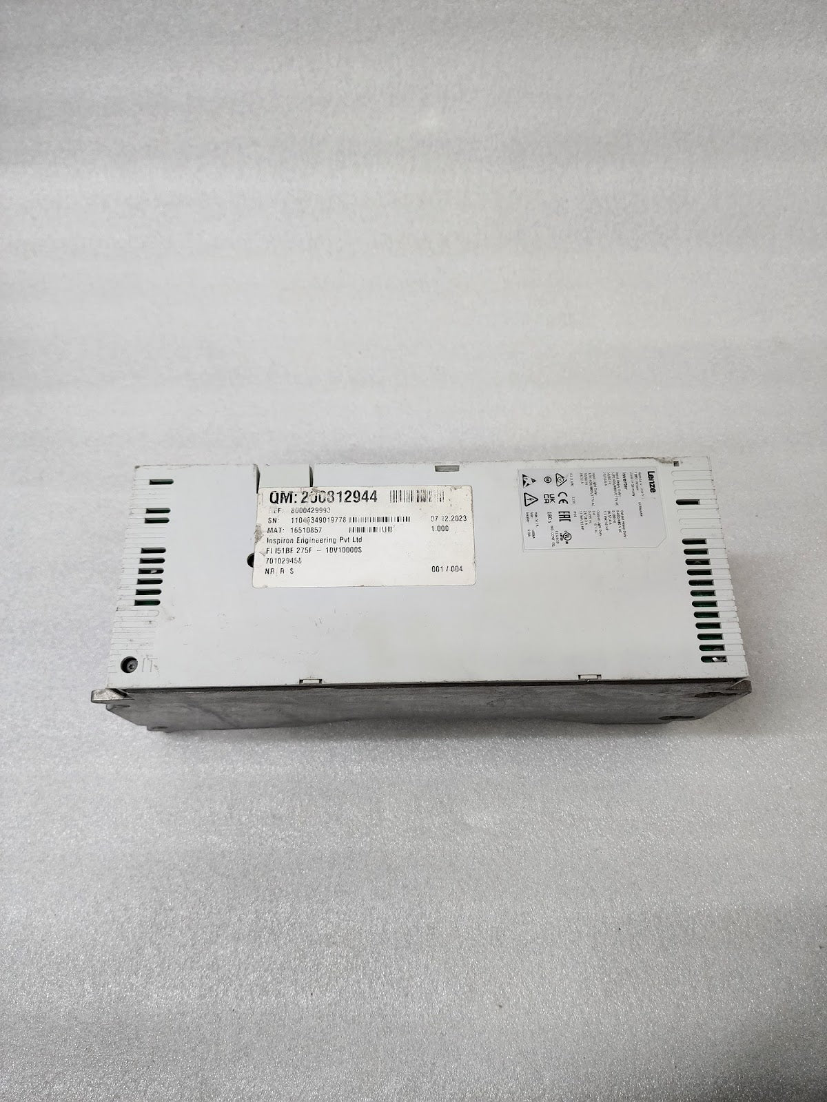 LENZE I55BE275F10V10000S INVERTER DRIVE 7.5KW/10HP