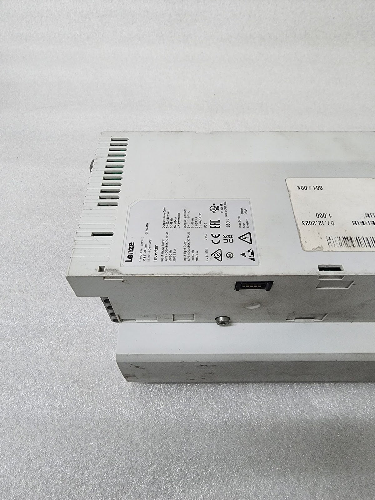LENZE I55BE275F10V10000S INVERTER DRIVE 7.5KW/10HP