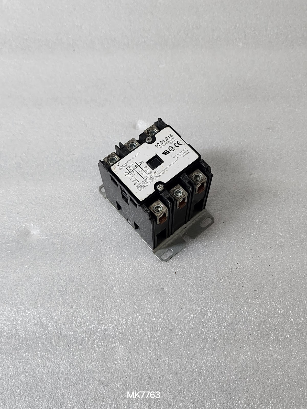 HARTLAND CONTROLS HCC-3XU04PU119 MAGNETIC CONTACTOR 50A 208/240V 02.01.016