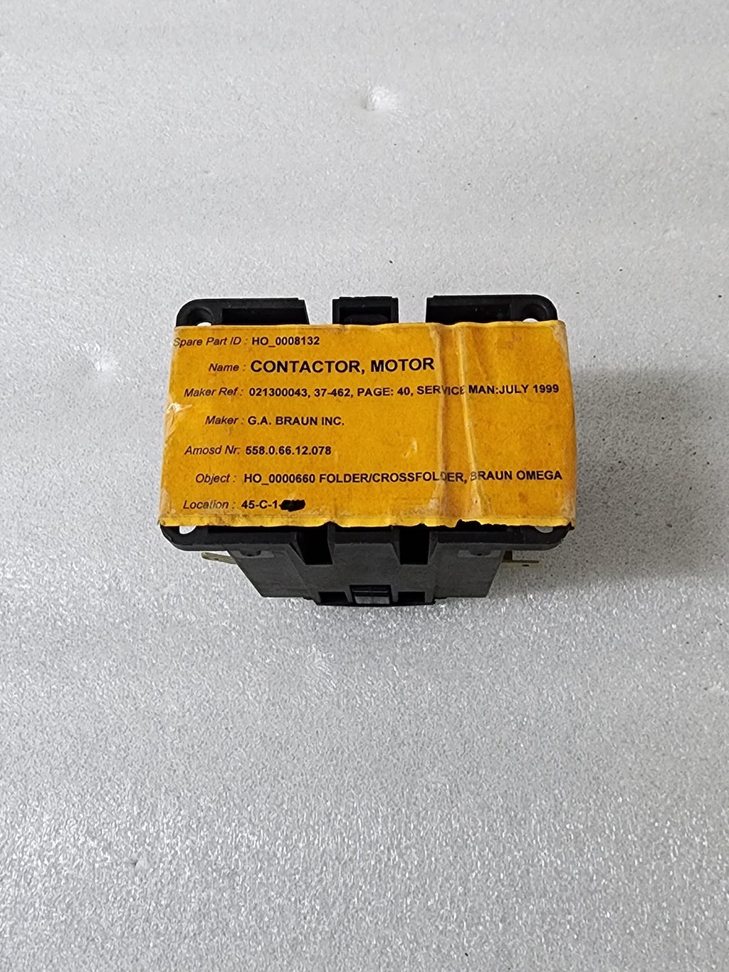 SQUARE D 8910DPA33 3-POLE DIFINITE PURPOSE MAGNETIC CONTACTOR 110-120V