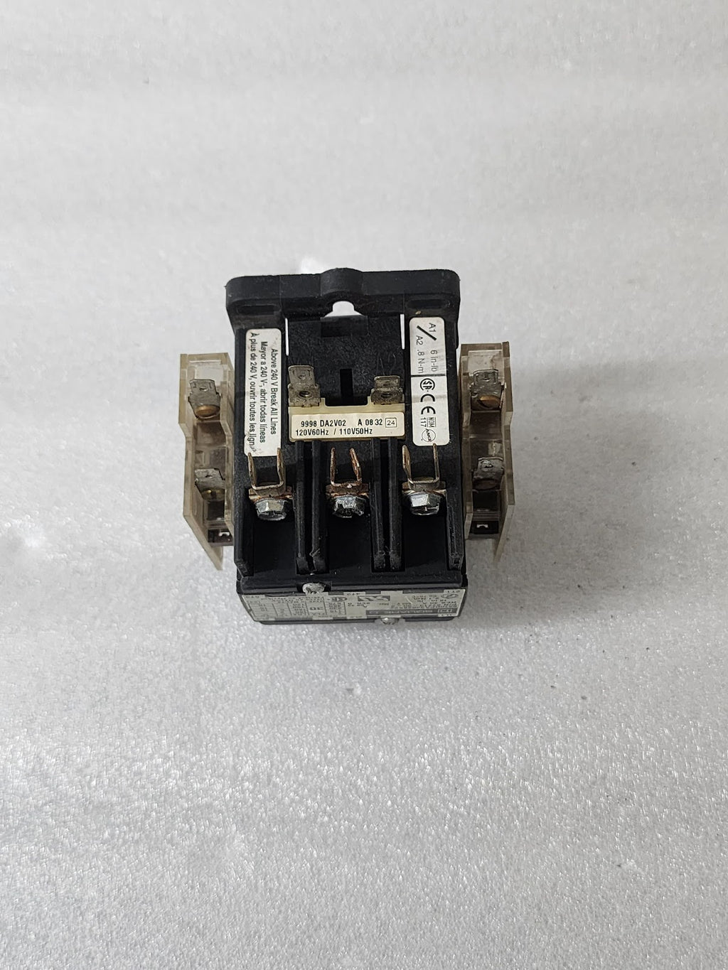SQUARE D 87713-30-2 CONTACTOR 30A 8910DPA33S28X22 COIL VOLTAGE 110-120V