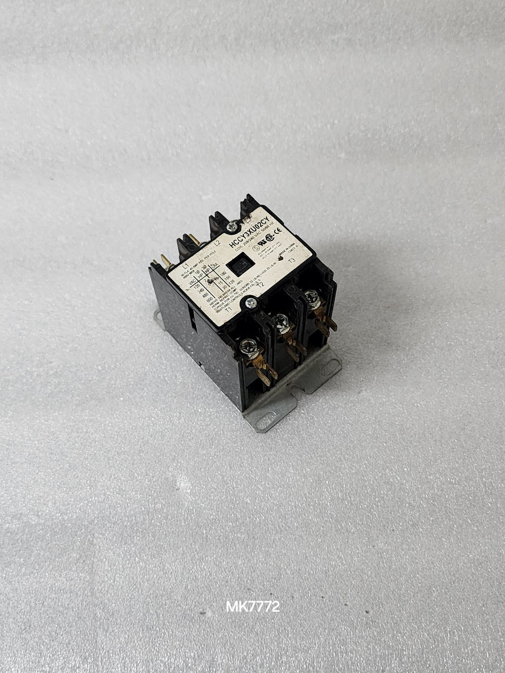 HARTLAND CONTROLS HCCY3XU02CY 3-POLE CONTACTOR 40A COIL VOLTAGE 208/240V