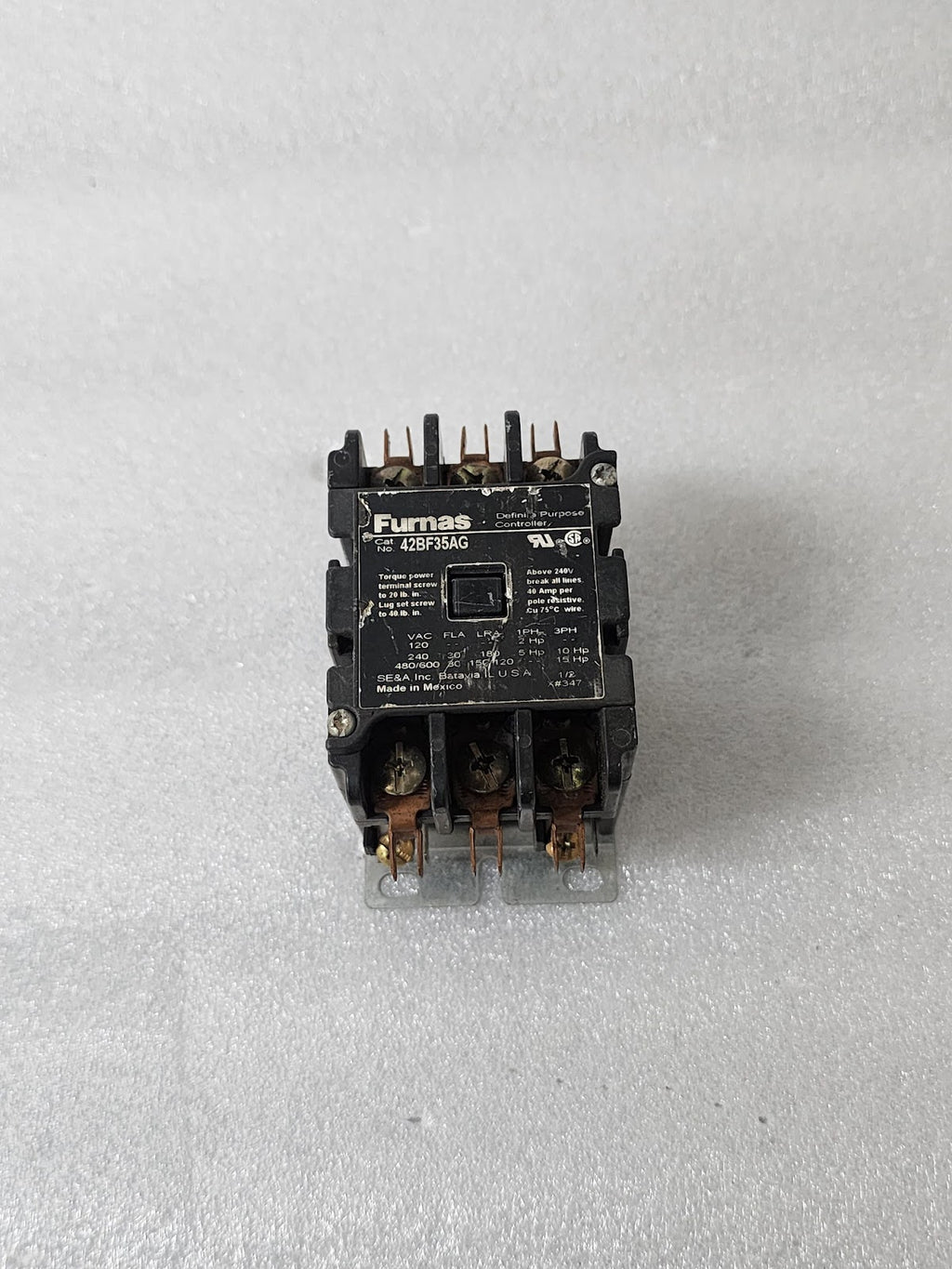 FURNAS 42BF35AG DEFINITE PURPOSE CONTACTOR