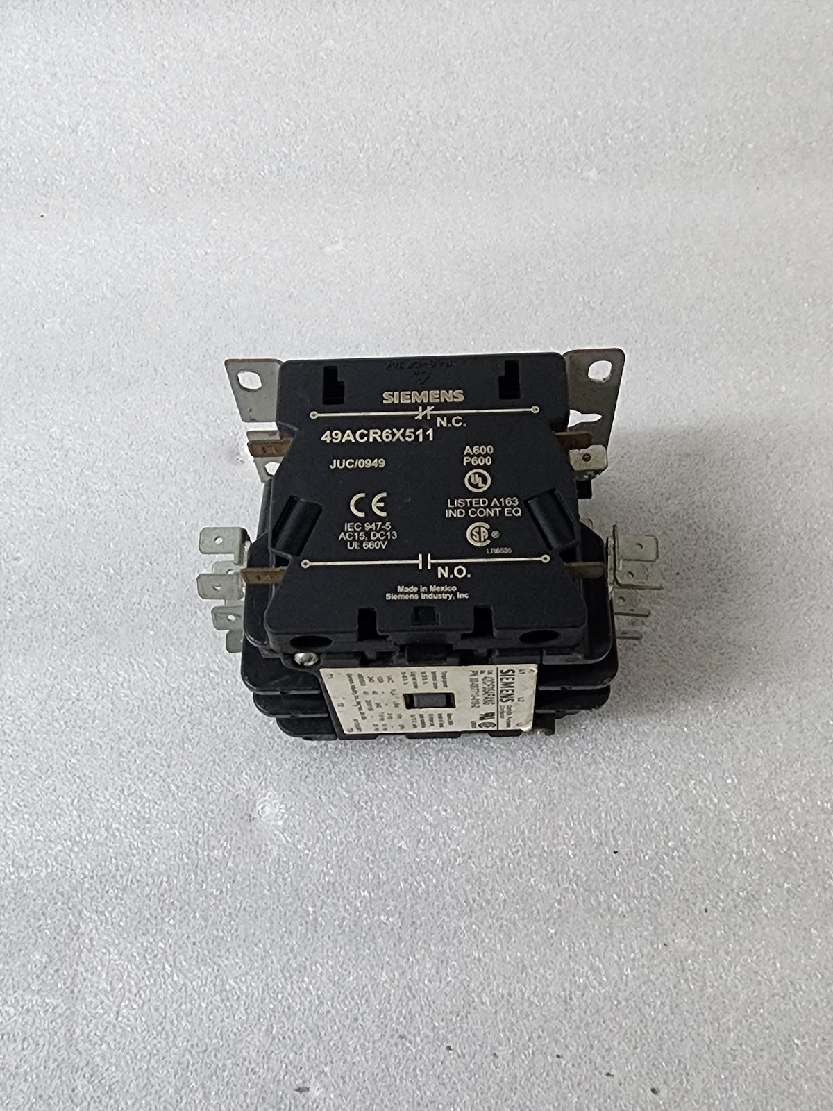 SIEMENS 42CF35AFANS MAGNETIC CONTACTOR 00-087713-018-2 COIL VOLTAGE 110-120V