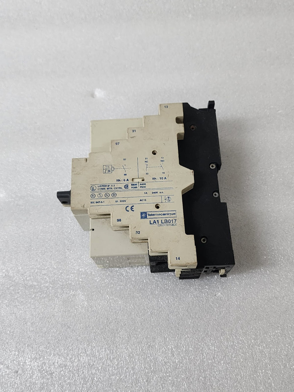 SQUARE D LD1 LB030 TELEMECANIQUE LB1 LB03P MOTOR STARTER COIL VOLTAGE 210-240V