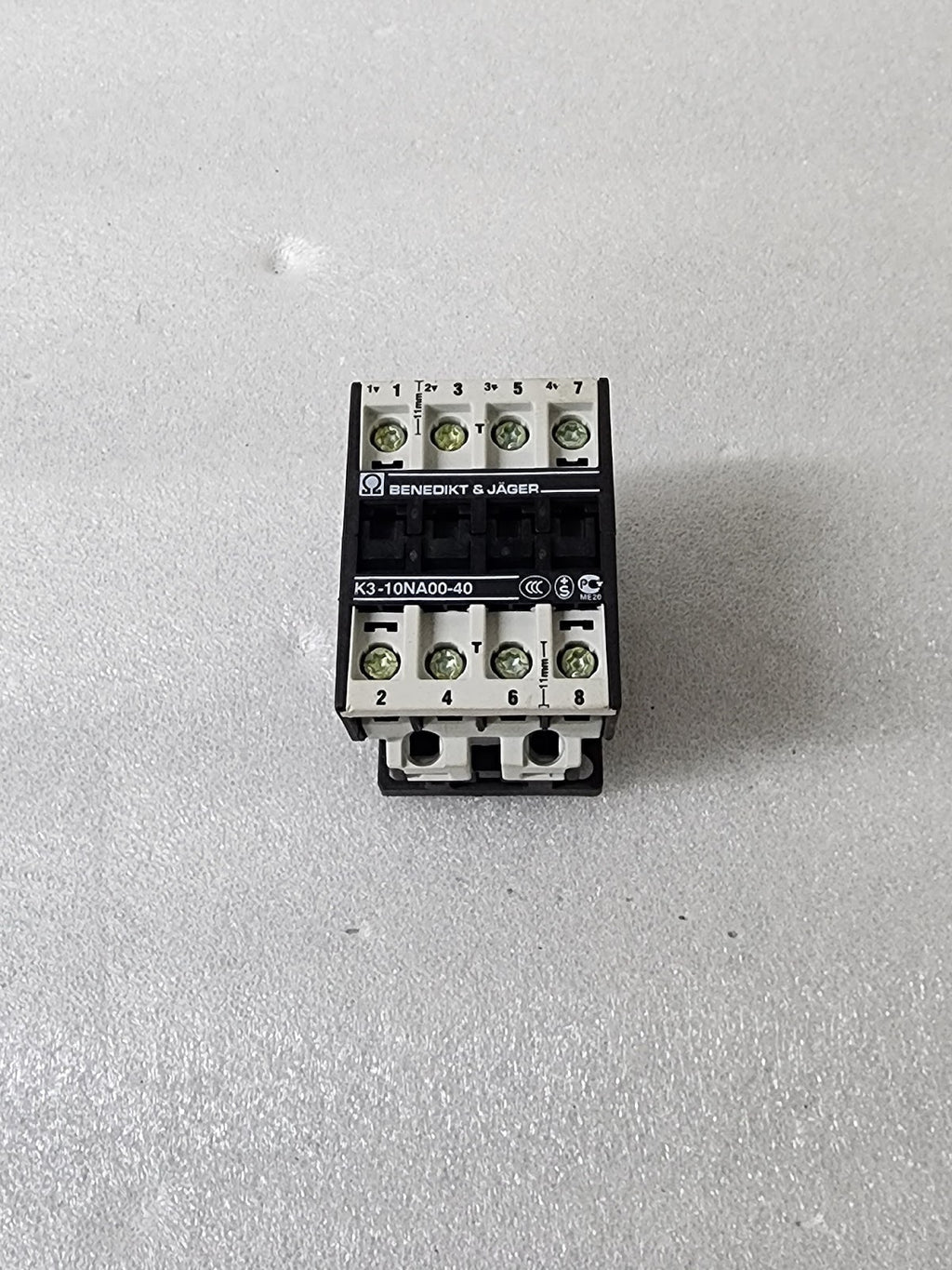 BENEDIKT & JAGER K3-10NA00-40 MAGNETIC CONTACTOR 10A COIL VOLTAGE 220-264V