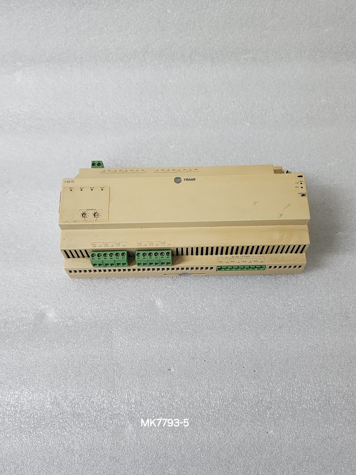 TRANE XM70 PROGRAMMABLE CONTROLLER X13651551-01 REV 101