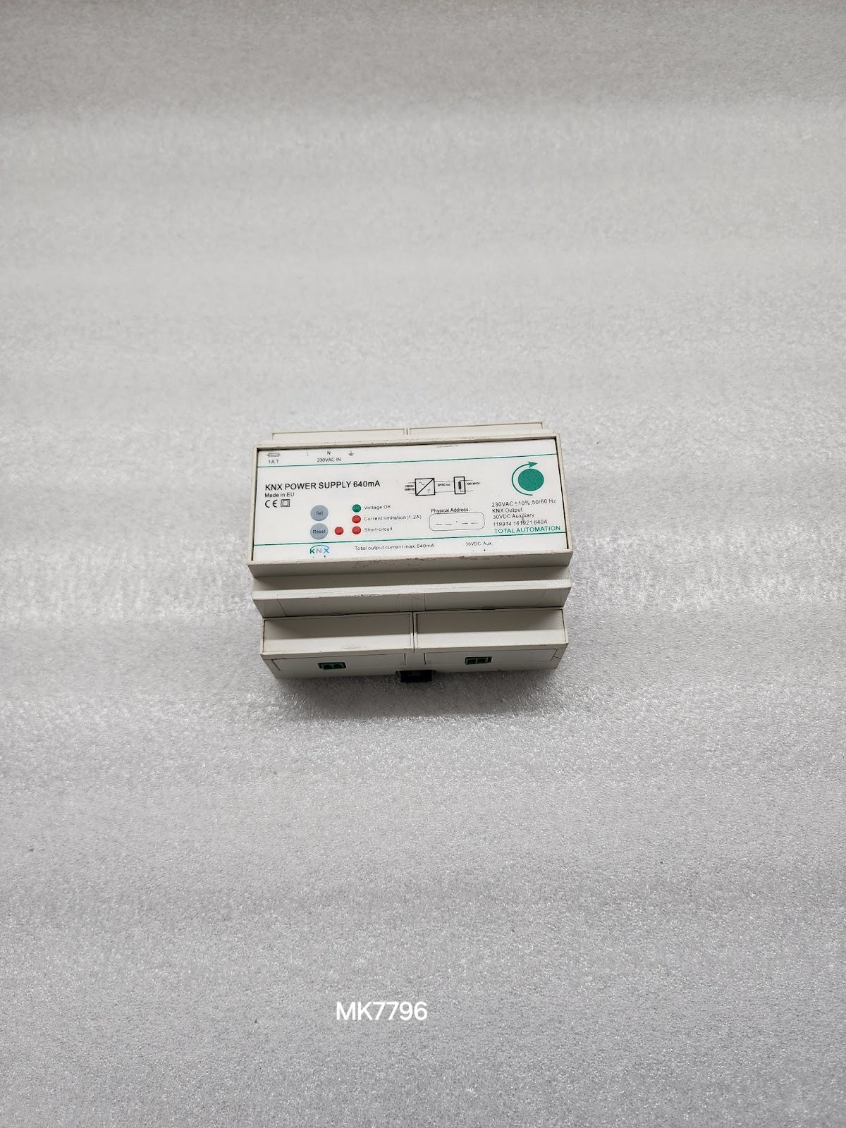 TOTAL AUTOMATION 119914 161921 640MA KNX POWER SUPPLY 640MA 230VAC