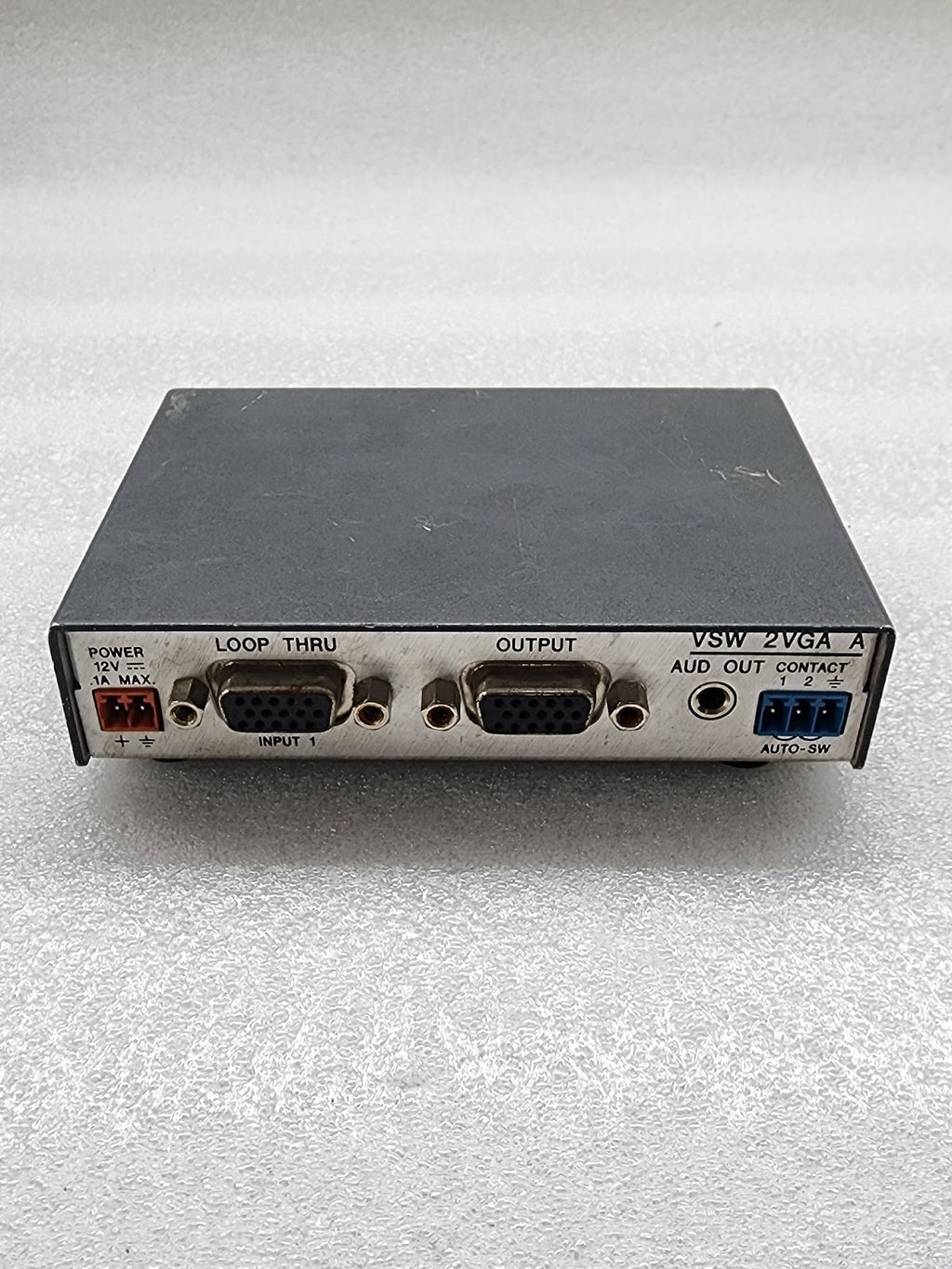 EXTRON VSW 2VGA A SWITCHERS 33132807 REV C