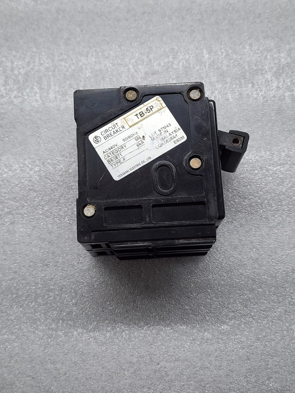 TERASAKI ELECTRIC TB-5P 2-POLE CIRCUIT BREAKER 20A
