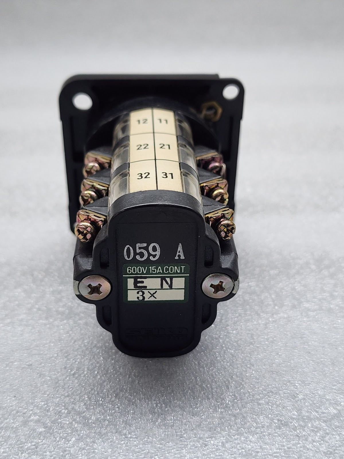 SEIKO ELECTRIC EN3X CAM SWITCH 600V 15A 059A