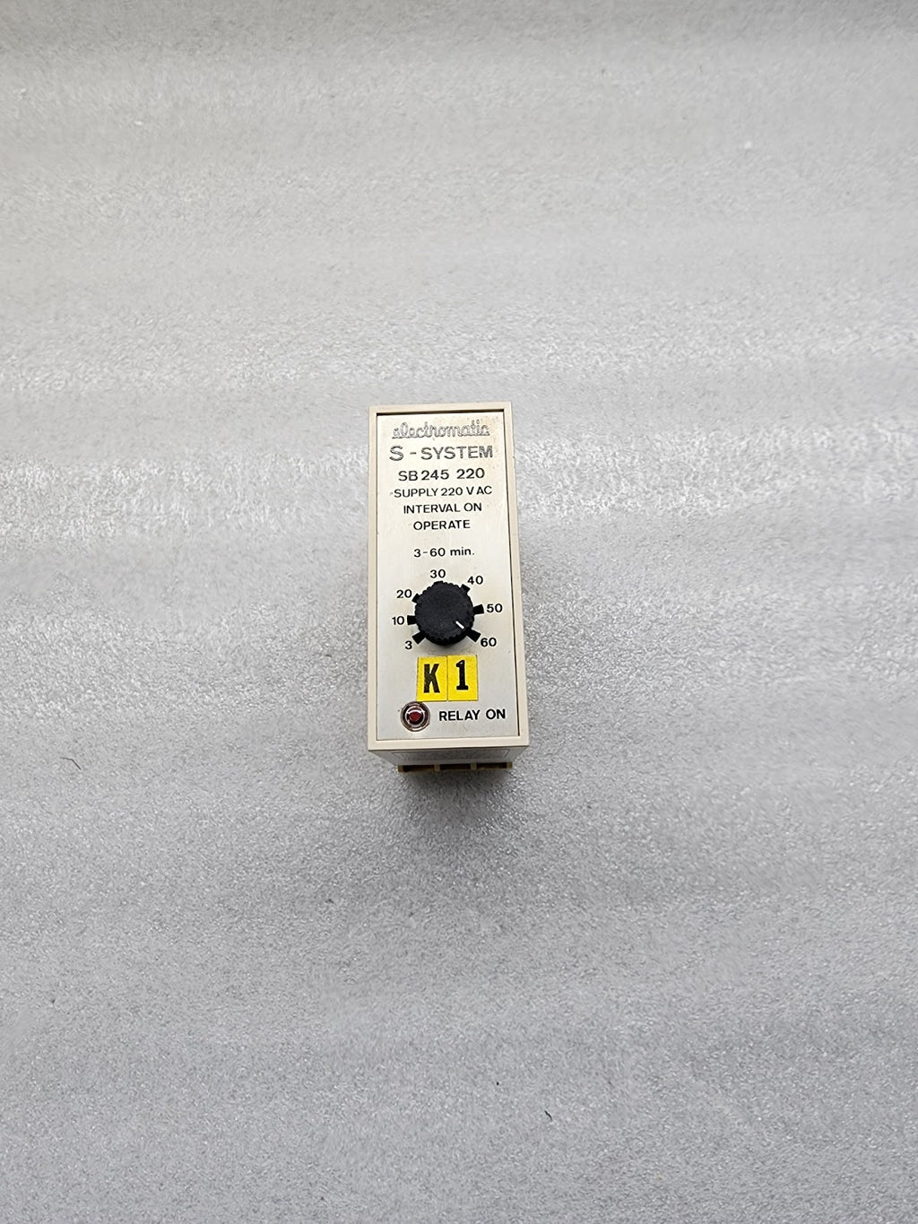 ELECTROMATIC SB245220 INTERVAL ON OPERATE 220V