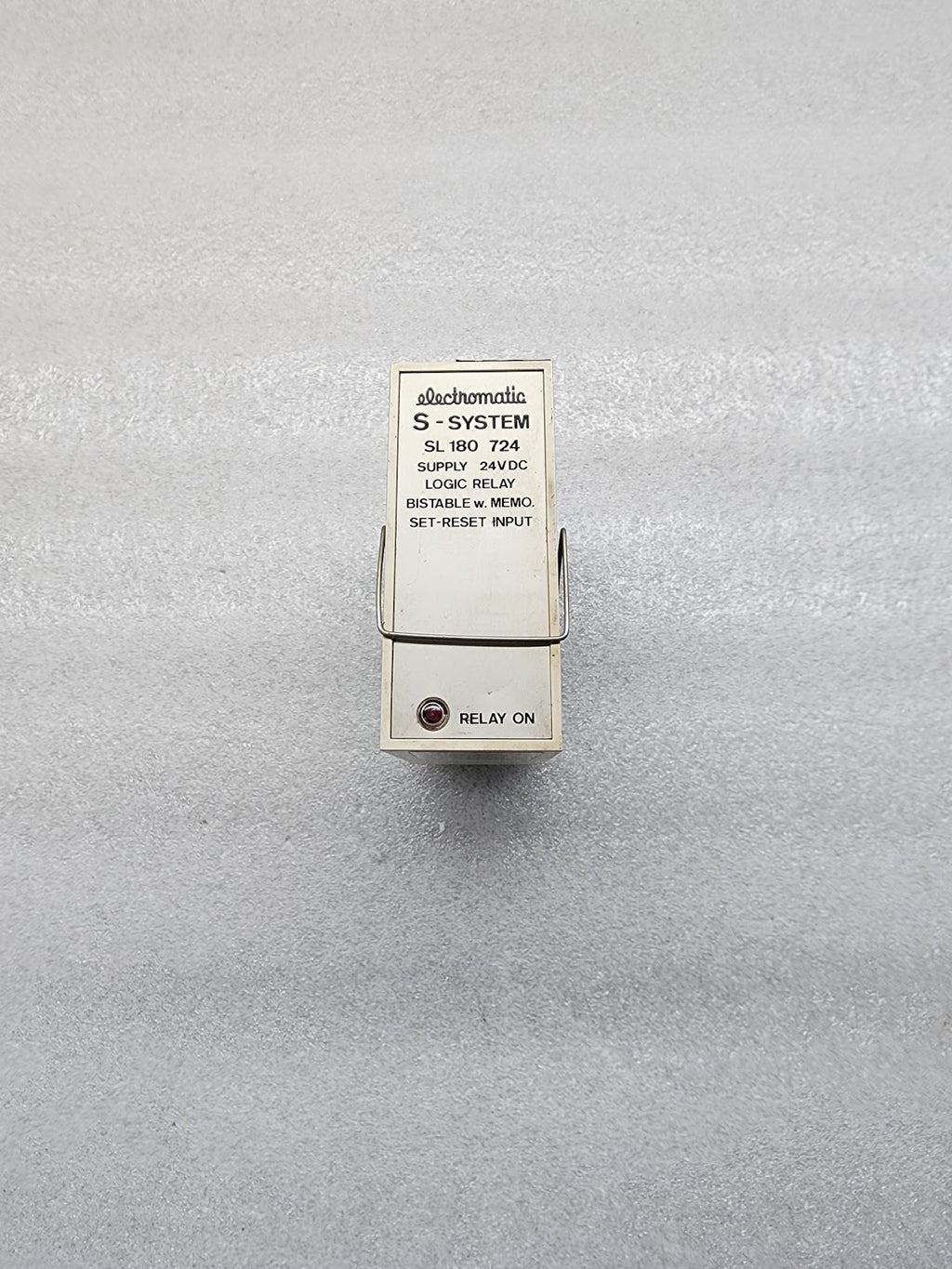 ELECTROMATIC SL180724 LOGIC RELAY BISTABLE W MEMO SET-RESET INPUT 24VDC