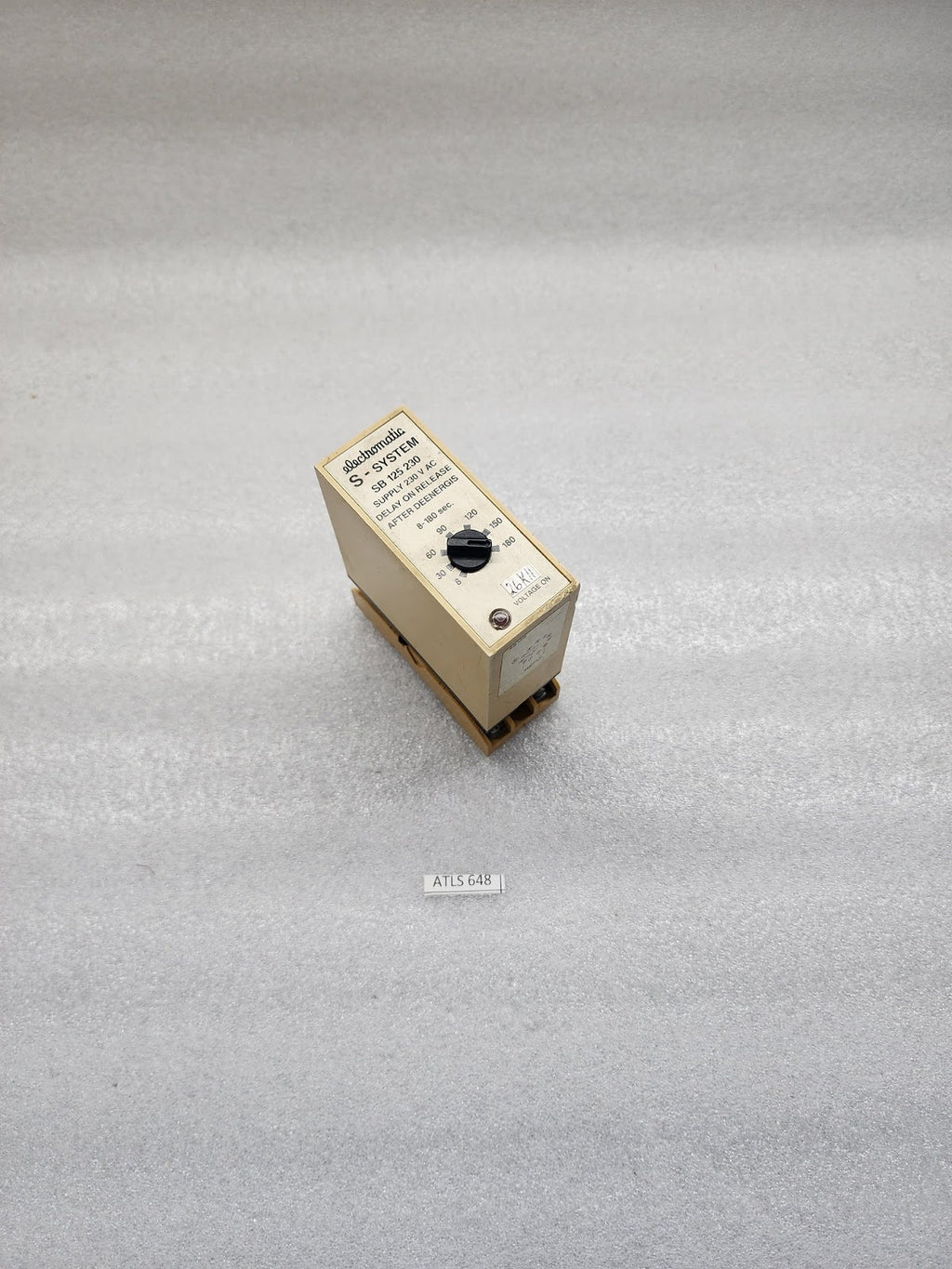 ELECTROMATIC SB125230 DELAY ON RELEASE AFTER DEENERGIS 230V