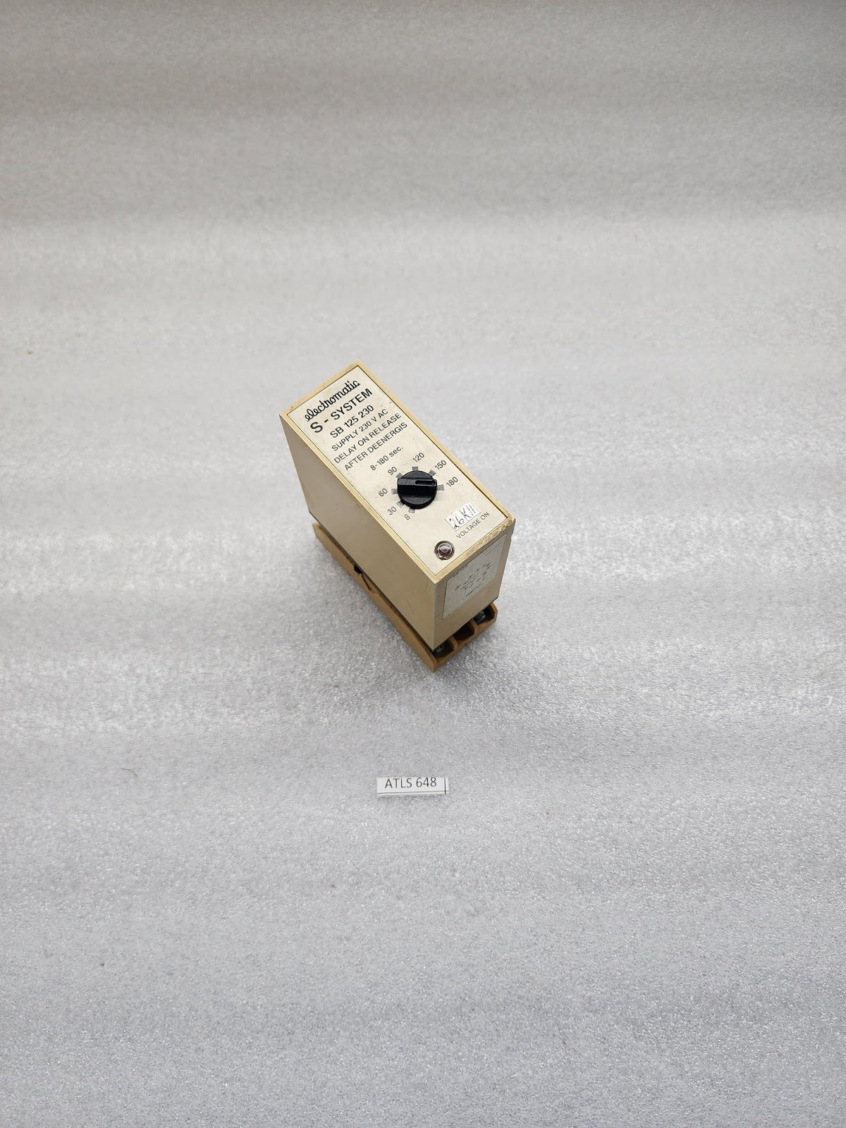 ELECTROMATIC SB125230 DELAY ON RELEASE AFTER DEENERGIS 230V