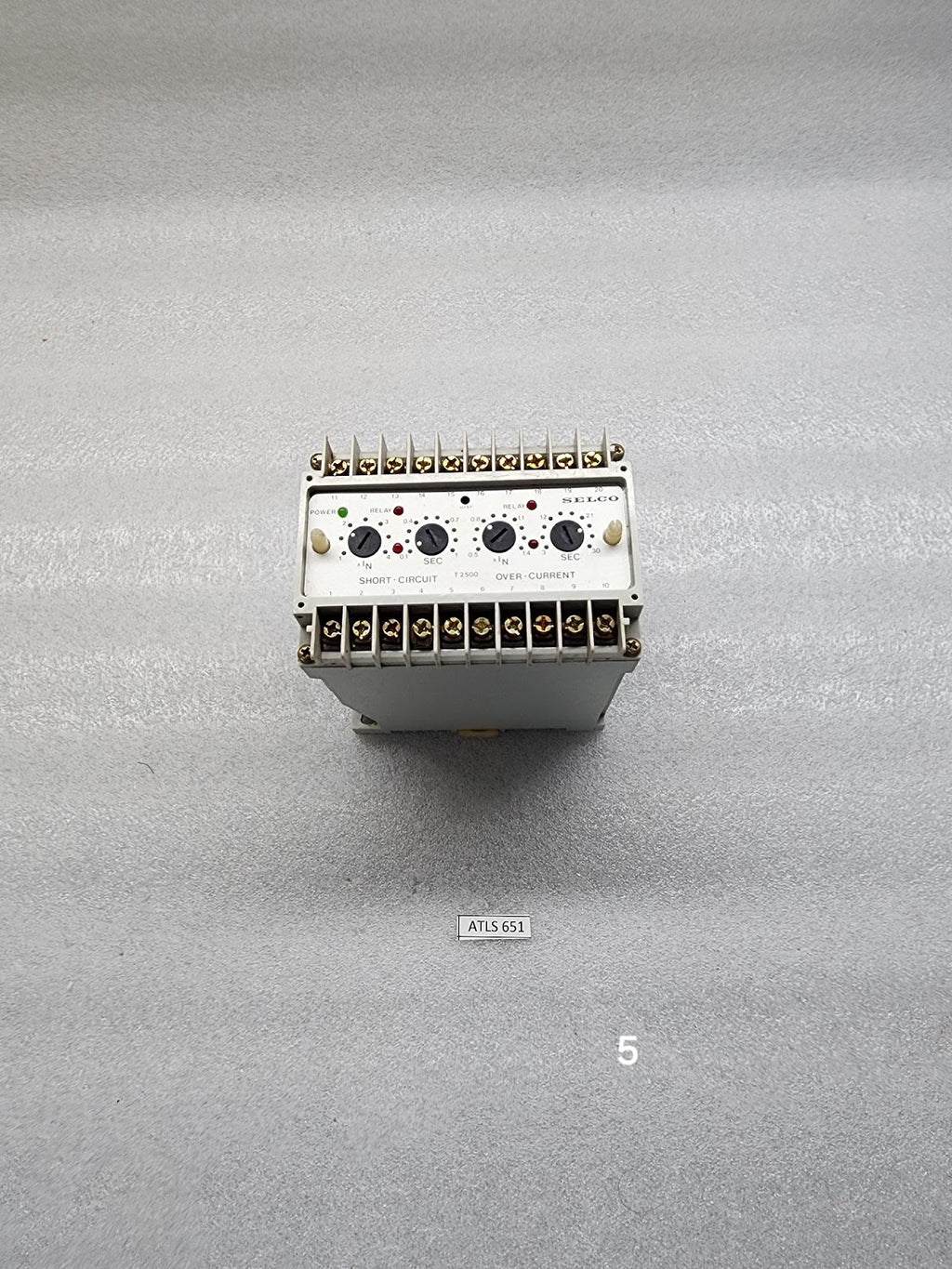 SELCO T2500-12 3-PHASE SHORT CIRCUIT OVER-CURRENT RELAY 24VDC
