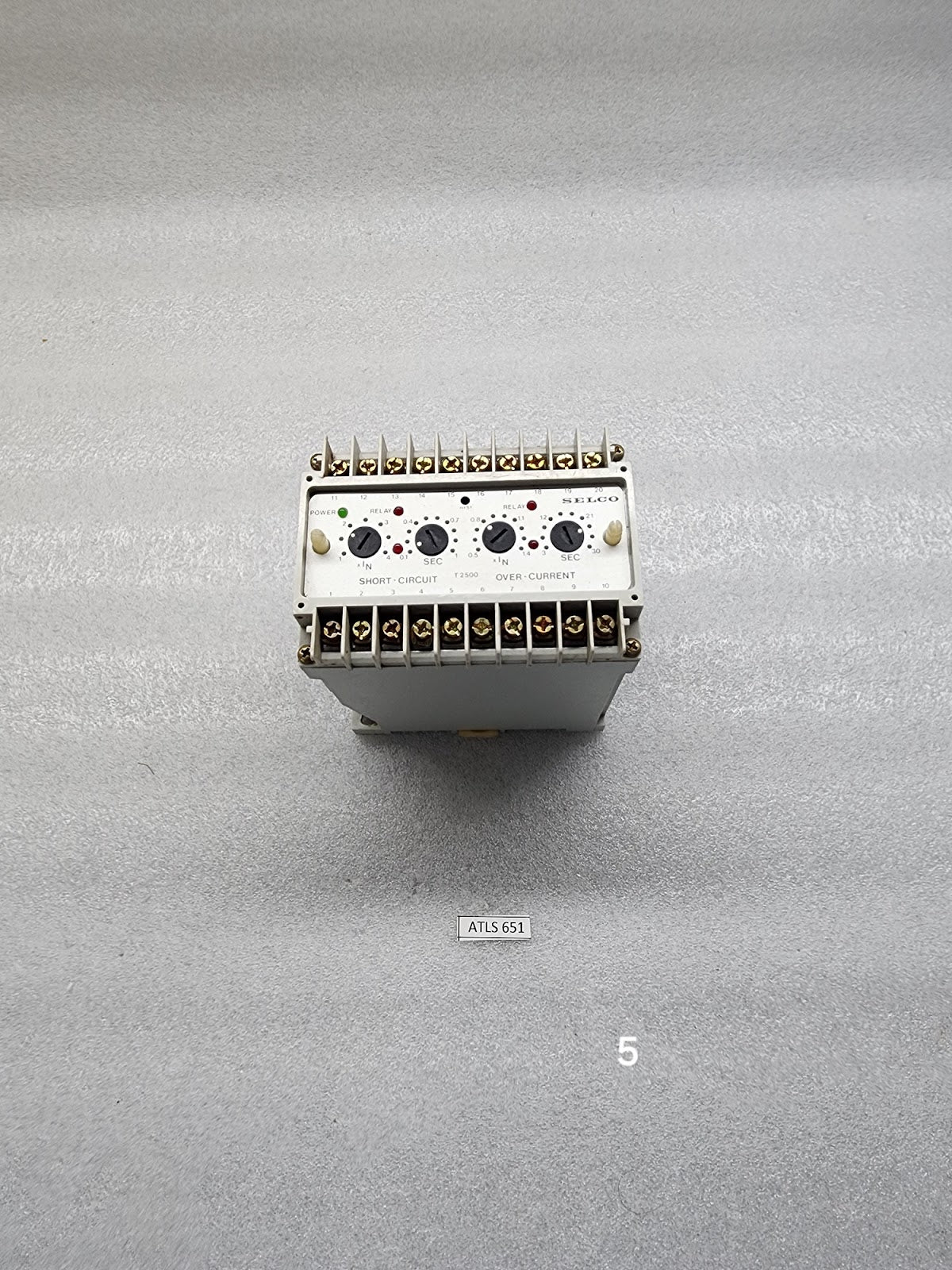 SELCO T2500-12 3-PHASE SHORT CIRCUIT OVER-CURRENT RELAY 24VDC