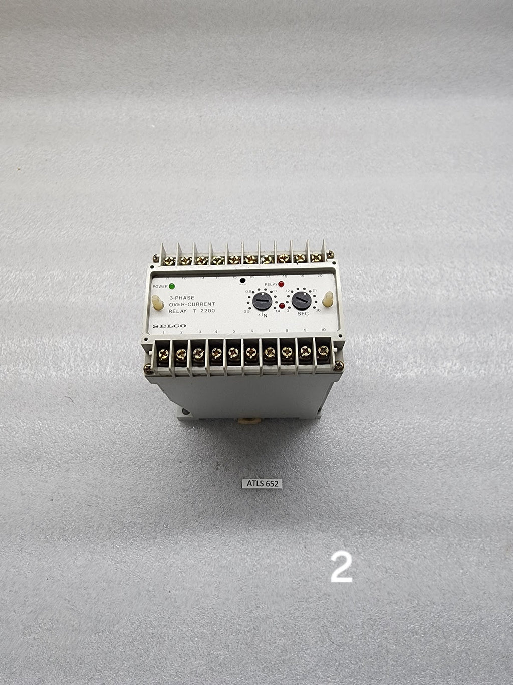 SELCO T2200-09 3-PHASE OVER-CURRENT RELAY 380-440V 5A