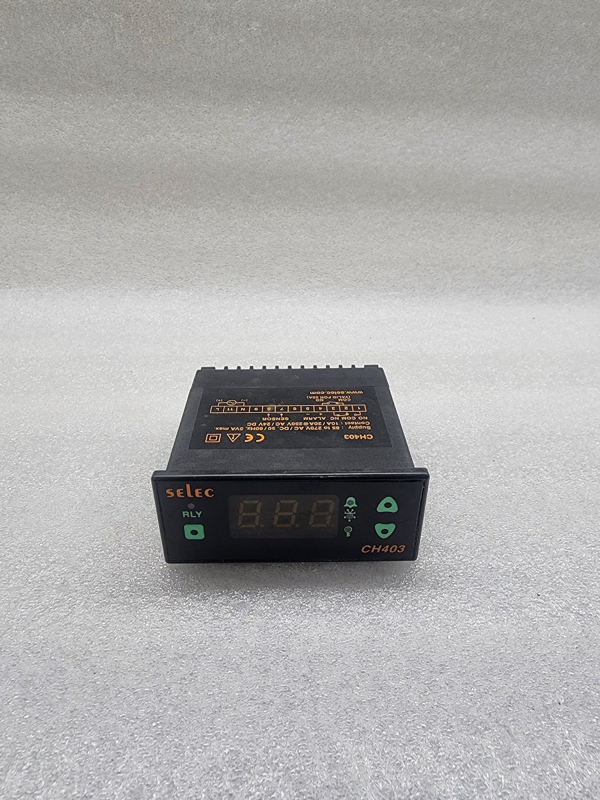 SELEC CH403 CONTROLLER CH403-1-NTC 85-270V AC/DC