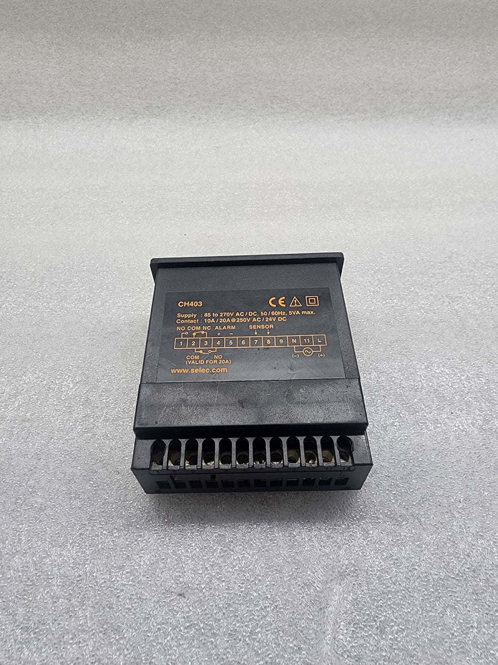SELEC CH403 CONTROLLER CH403-1-NTC 85-270V AC/DC
