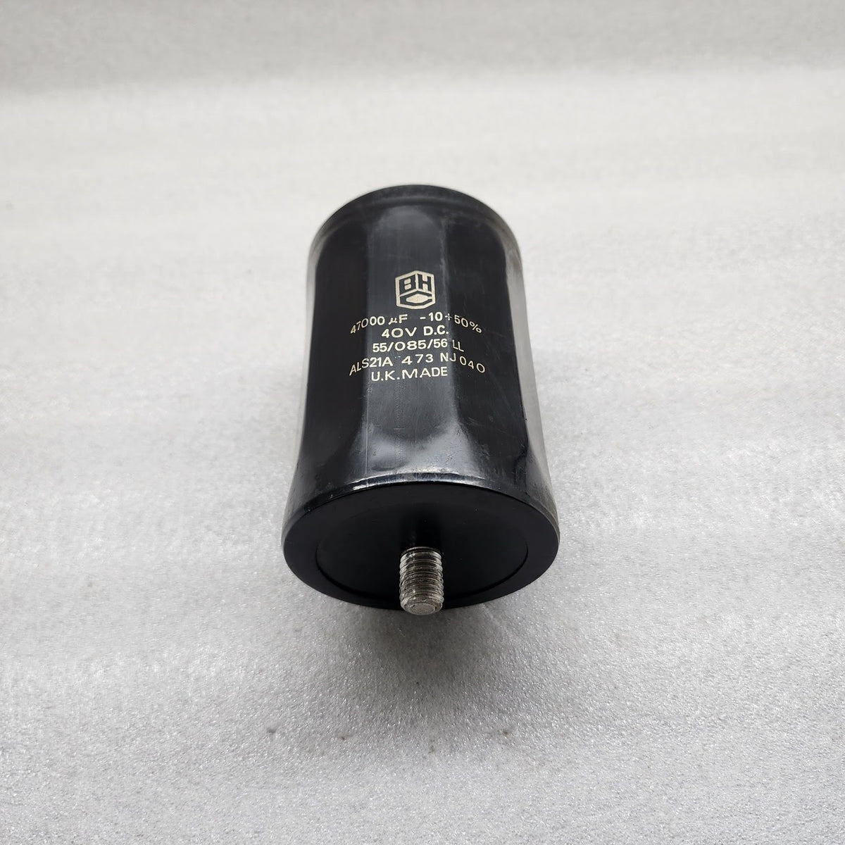 BHC AEROVAX ALS21A 473 NJ040 ELECTROLYTIC CAPACITOR 55/085/56 LL