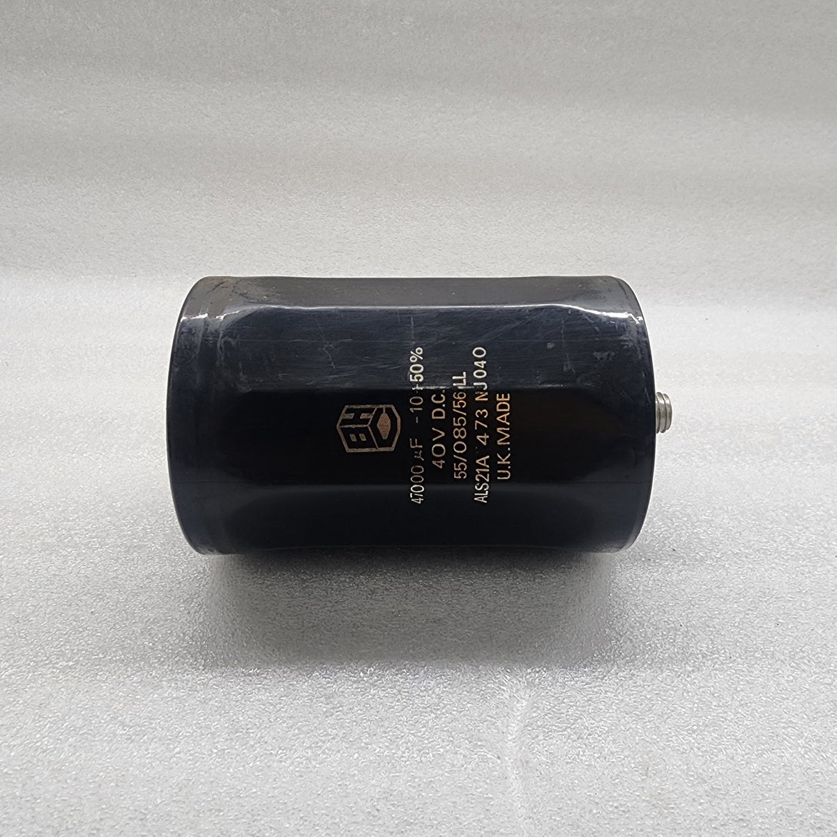 BHC AEROVAX ALS21A 473 NJ040 ELECTROLYTIC CAPACITOR 55/085/56 LL