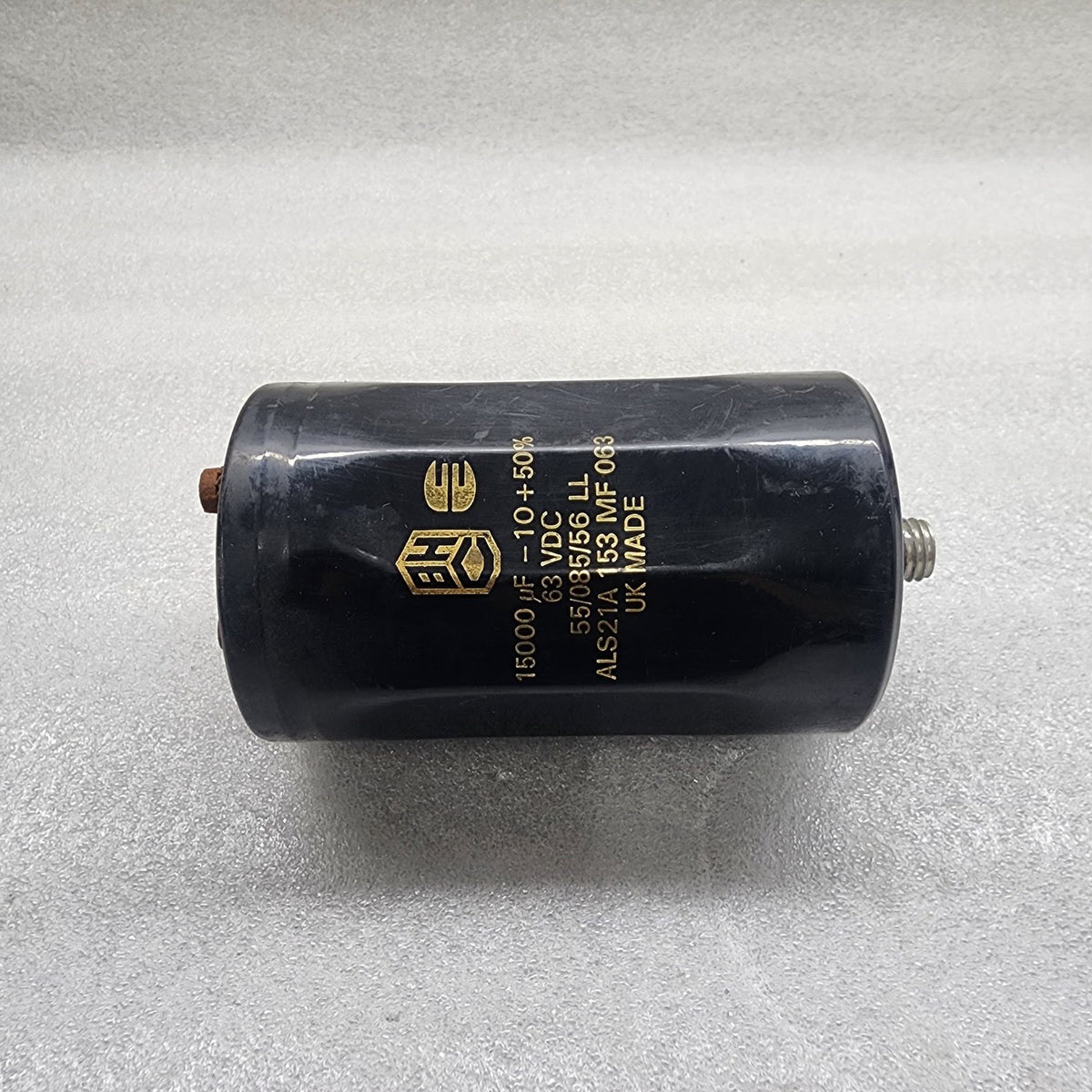 BHC AEROVAX ALS21A 153 MF 063 ELECTROLYTIC CAPACITOR 55/085/56 LL