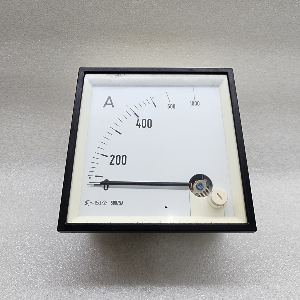 AMMETER CT 500/5A 0-1000A