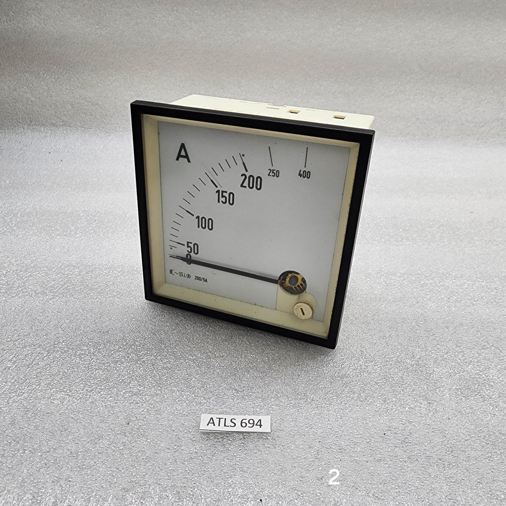 AMMETER CT 200/5A 0-400A